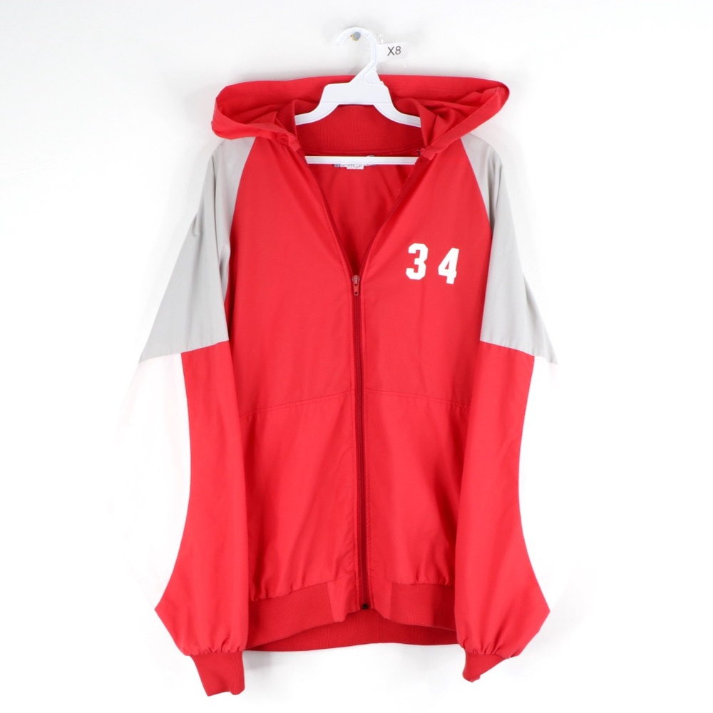 Vintage 80s Bedford Track and Field Hooded Jacket